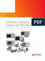 LCR Meters, Impedance Analyzers and Test Fixtures 