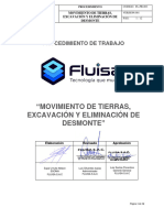 PTS-FLUISA Movimiento de Tierras