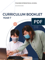 Bvis Hanoi - Curriculum Year 7 Eng