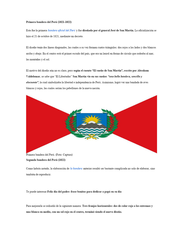 HISTORIA DE LA BANDERA | PDF | Los símbolos | América del Sur