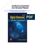 Experiments Manual To Accompany Digital Electronics Principles and Applications 9Th Edition Tokheim Full Chapter