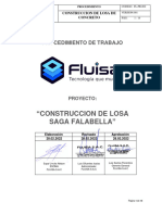 PTS-FLUISA Construcción de Losa