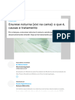 Enurese Noturna (Xixi Na Cama) - o Que É, Causas e Tratamento - Minha Vida