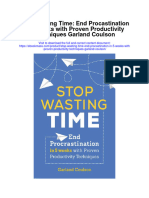Stop Wasting Time End Procastination in 5 Weeks With Proven Productivity Techniques Garland Coulson All Chapter