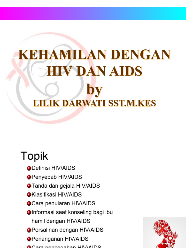 Pertemuan 11 Dan 12 Kehamilan Dengan Hiv Dan Aids | PDF