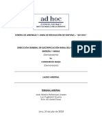 Laudo Arbitral DGER v. Consorcio Maza VF