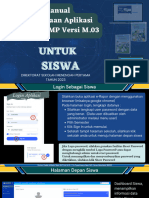 Manual Untuk Siswa E-Rapor SMP Versi M.03