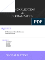 Regional Ization Globalization