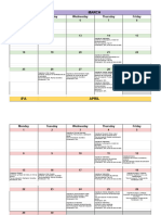 8° BÁSICO A - CALENDARIO EVALUACIONES 1º SEM. 2024 - Hojas de Cálculo de Google