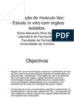 Contracção músculo liso in vitro