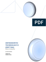 ORTHODONTICS II (LECTURE NOTE)