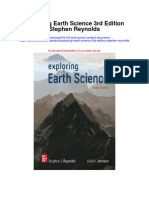 Exploring Earth Science 3Rd Edition Stephen Reynolds Full Chapter