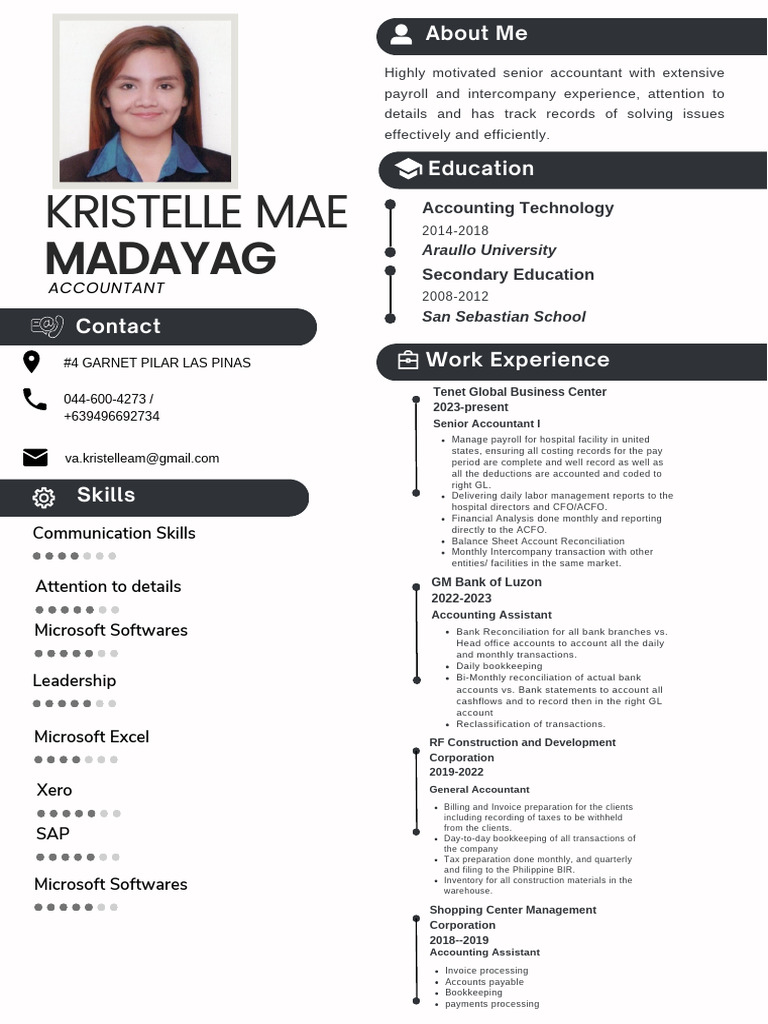 Resume senior accountant pdf bookkeeping accounting