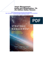 Strategic Management Competitiveness and Globalisation 7Th Asia Pacific Edition Dallas Hanson All Chapter