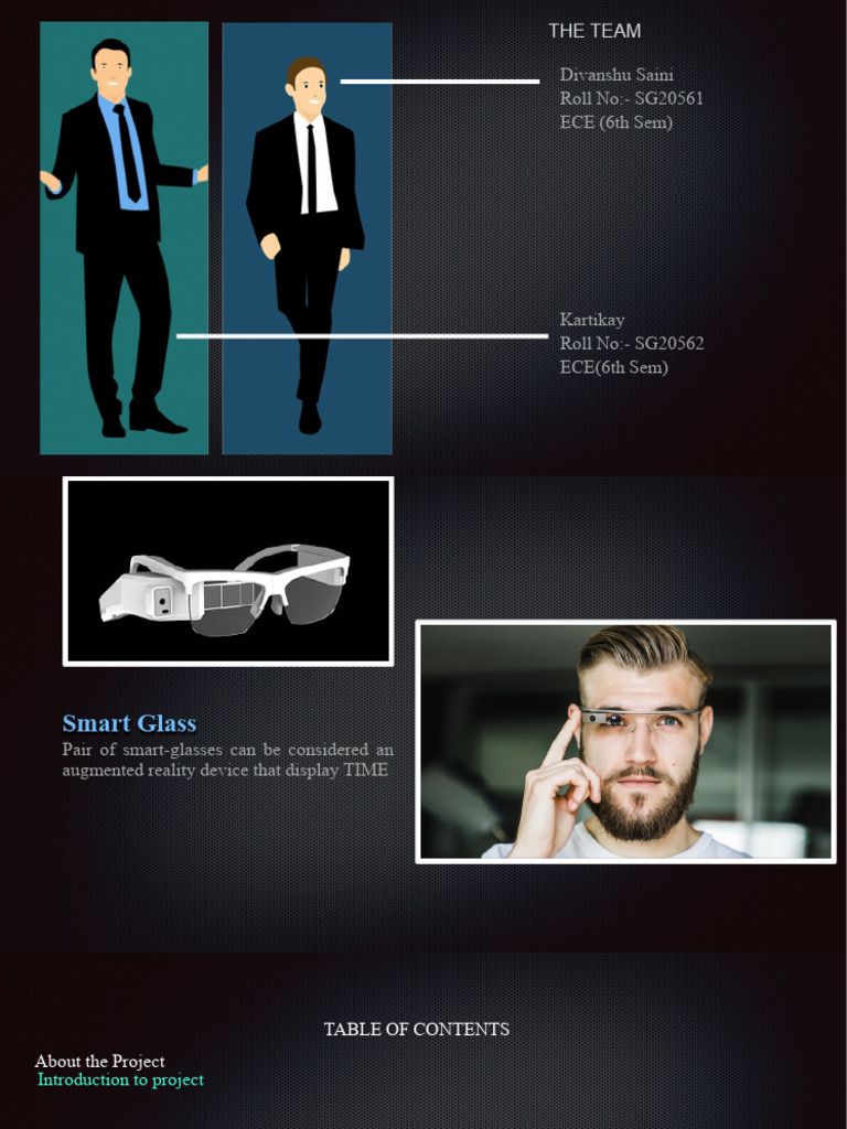 Smart Glasses Project Overview | PDF | Arduino | Office Equipment