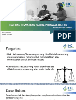 Hak Dan Kewajiban Pasien, Perawat, Dan Rs