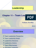 Leadership Chapter 6 TEAM LEADERSHIP