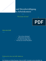 Stress Und Stressbewältigung Im Arbeitskontext