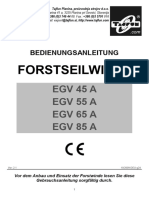 Bedienungsanleitung EGV 45-55-65-85 A (Mechanische Betätigung)