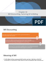 Chapter 16 Bill Discounting, Factoring & Forfaiting