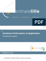 Cours 1 - Systemes Dinformation Et Applications - Introduction