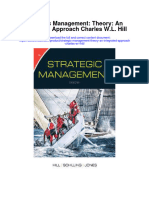 Strategic Management Theory An Integrated Approach Charles W L Hill All Chapter