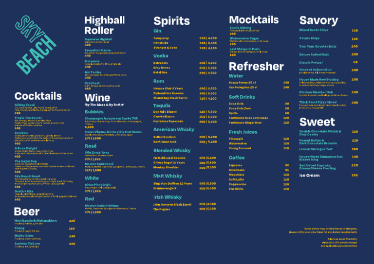 AW Menu SKB A3 | PDF