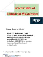 Characteristics of Industrial Waste