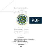 Laporan Praktikum Statistika Modul V: Statistical Quality Control