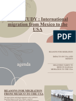 Internation Migration From Mexico To The USA