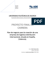 Creación de Una Empresa de Logística-Distribución