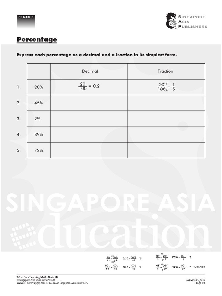 P5maths Week 30 Pdf Mathematical Objects Mathematics