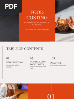 Food Costing - Food Margin