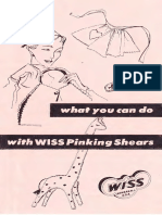 Wiss Pinking Shears Form PS1 Accessory Instruction Manual