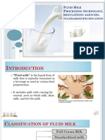 Fluid Milk Processing Technology