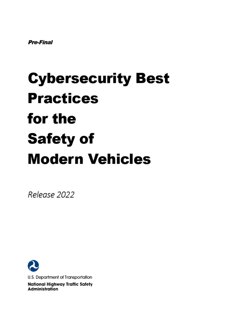 Cybersecurity best practices safety modern vehicles 2022 pre final tag