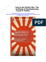 Download Japans Rush To The Pacific War The Institutional Roots Of Overbalancing Lionel P Fatton full chapter