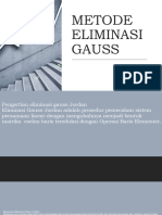 Metode Eliminasi Gauss