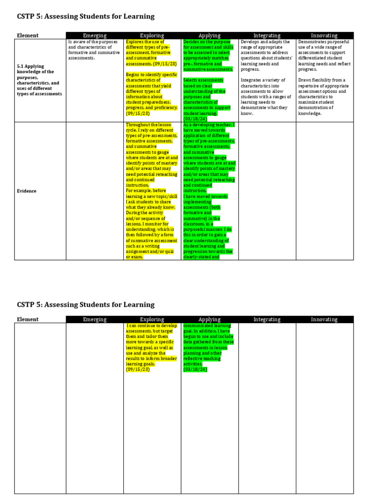 Student Assessment Strategies Guide | PDF | Educational Assessment ...