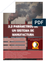 2.2 Parámetros de Un Sistema de Manufactura
