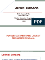 TM 3. Manajemen Bencana - Pengertian Dan Ruang Lingkup