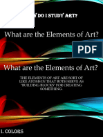 Lesson II Elements of Art COlor