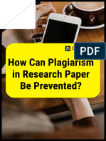 How Can Plagiarism in Research Paper Be Prevented?