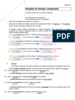 Fiche 10-Temps Simples Et Temps Composés