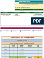 Exam & Syllabus Notice: Test Name Test Time Duration (In Mins)