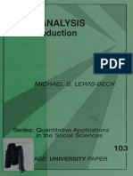 Data Analysis - An Introduction - Lewis-Beck, Michael S - 1995 - Thousand Oaks - Sage Publications - 9780803957725 - Anna's Archive