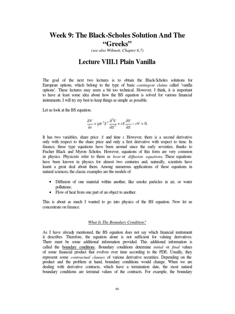 Advanced Derivatives Course | PDF | Greeks (Finance) | Option (Finance)