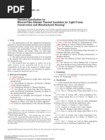 ASTM C665 Type 1 Insulation Standards | PDF | Building Insulation ...