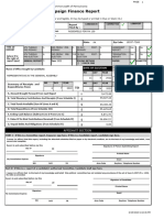 Campaign Finance Report