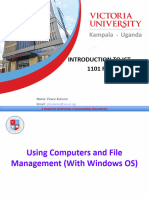 Using Computers & File MGT (Ms Windows)